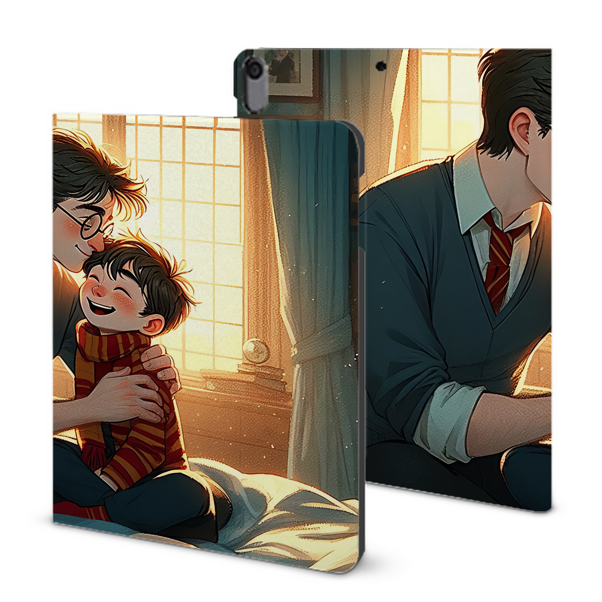 （画像用） Harry Potter ハリー・ポッターシリーズ IPad ケース ブック型 PUレザー TPU 耐衝撃 軽量 薄型 ペン収納なし 全面保護 IPad 各モデル対応